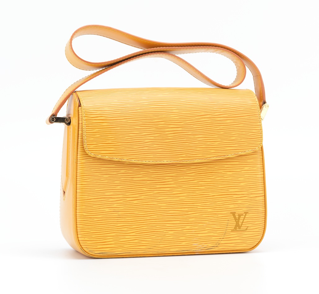 neon yellow louis vuitton bag