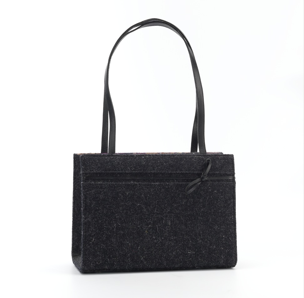 kate spade grey wool purse