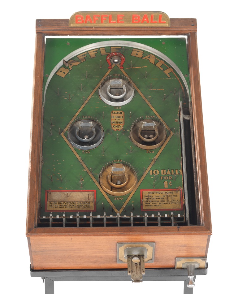 Baffle Ball, A Game of Skill For Amusement Only , ca. 1931, 09.06.13
