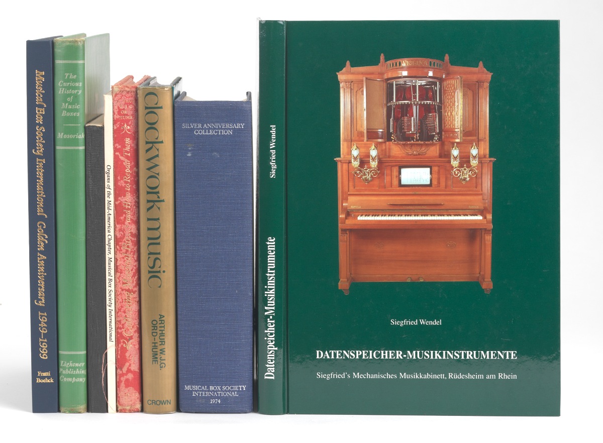 A Lot of Eight Books on Music Boxes, 09.06.13, Sold 92