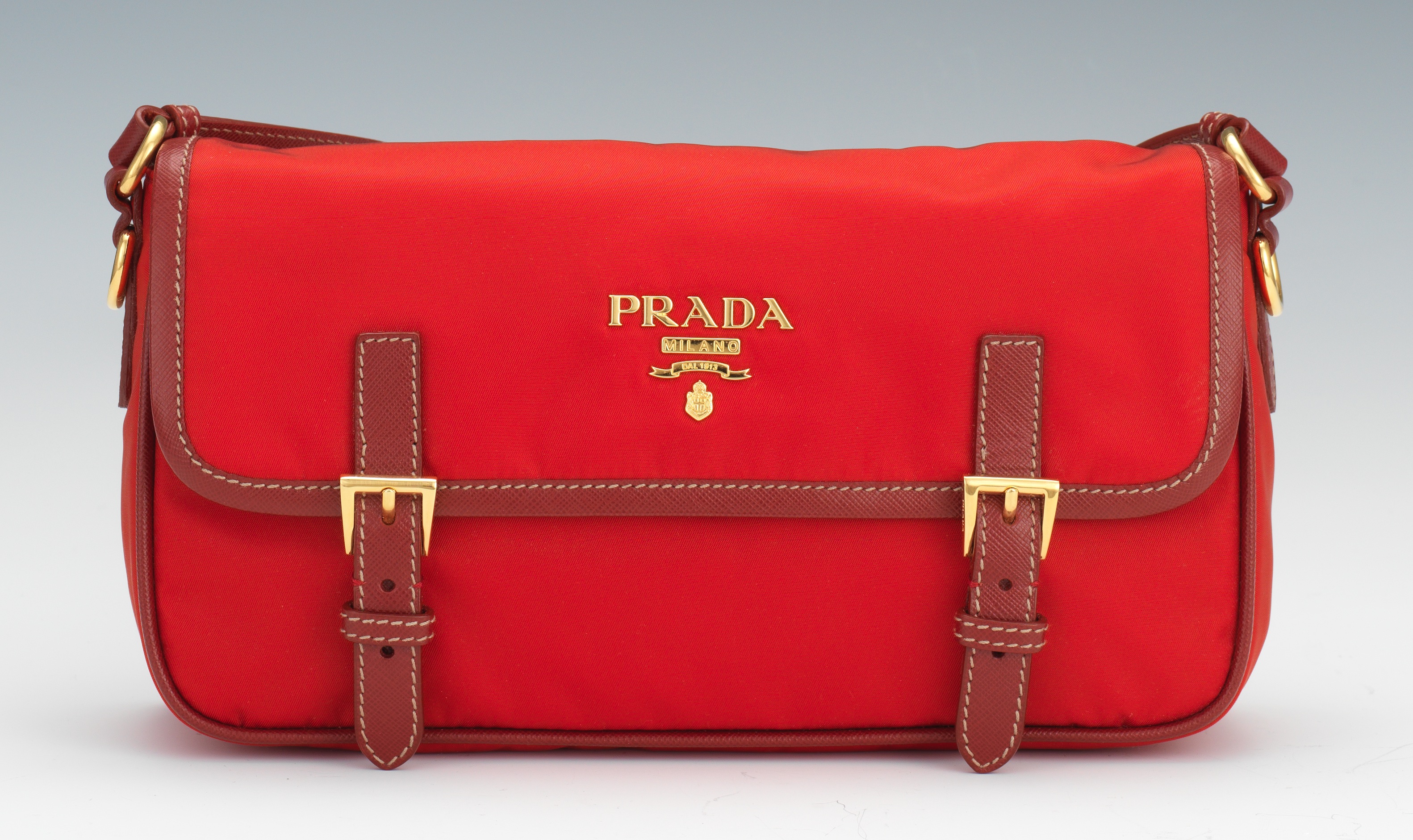 prada bandoliera tessuto saffiano