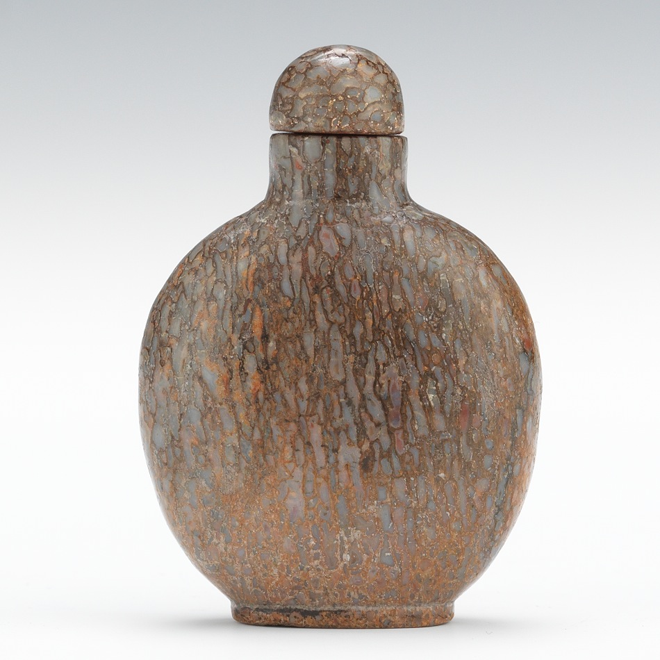 Agate Oil Drip Snuff Bottle, 03.21.13, Sold 149.5