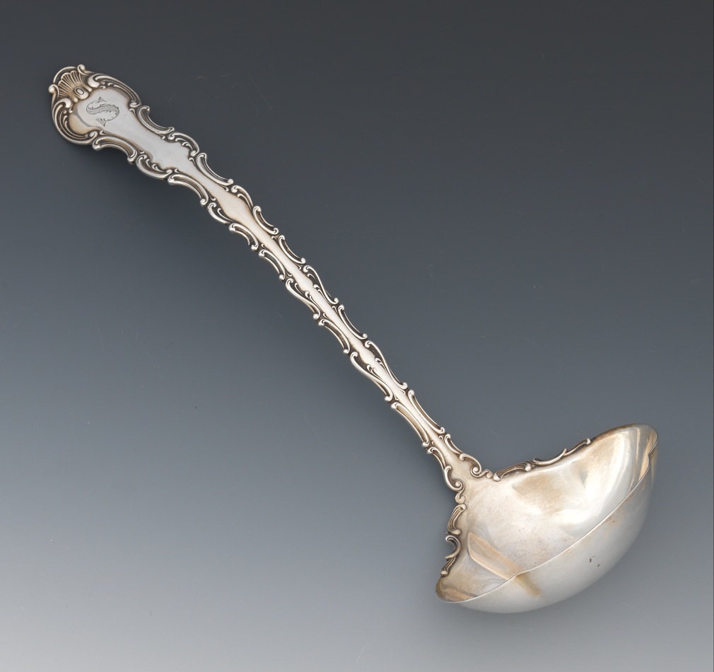 Elegant Sterling Silver Punch Ladle by Gorham, "Strasbourg", 03.21.13
