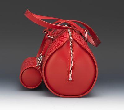 Louis Vuitton Red Epi Leather Soufflot - Capsule Auctions