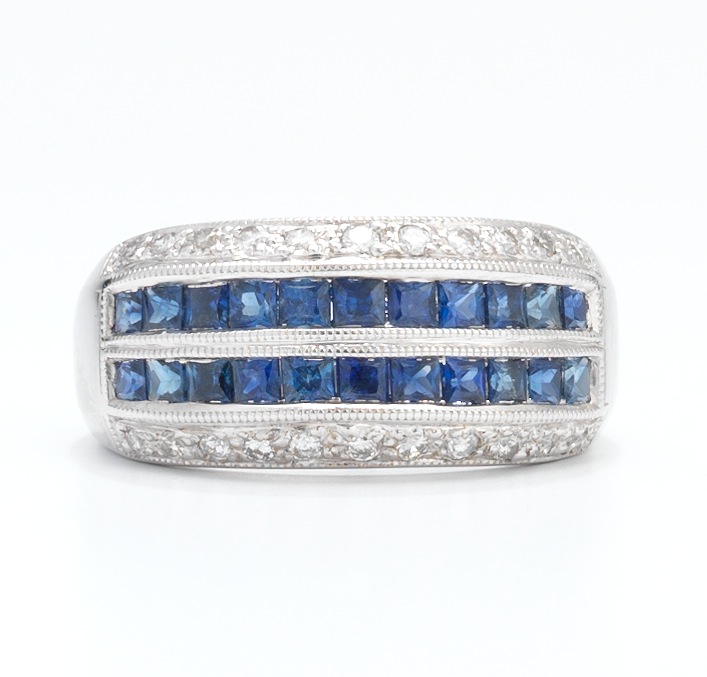 stackable sapphire rings for women