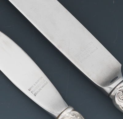 Lot De 4 Couteaux à Beurre Reed & Barton Regent – Inox – Occasion