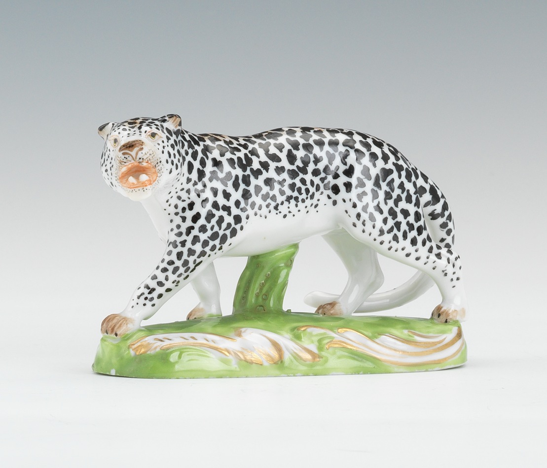 porcelain leopard figurines