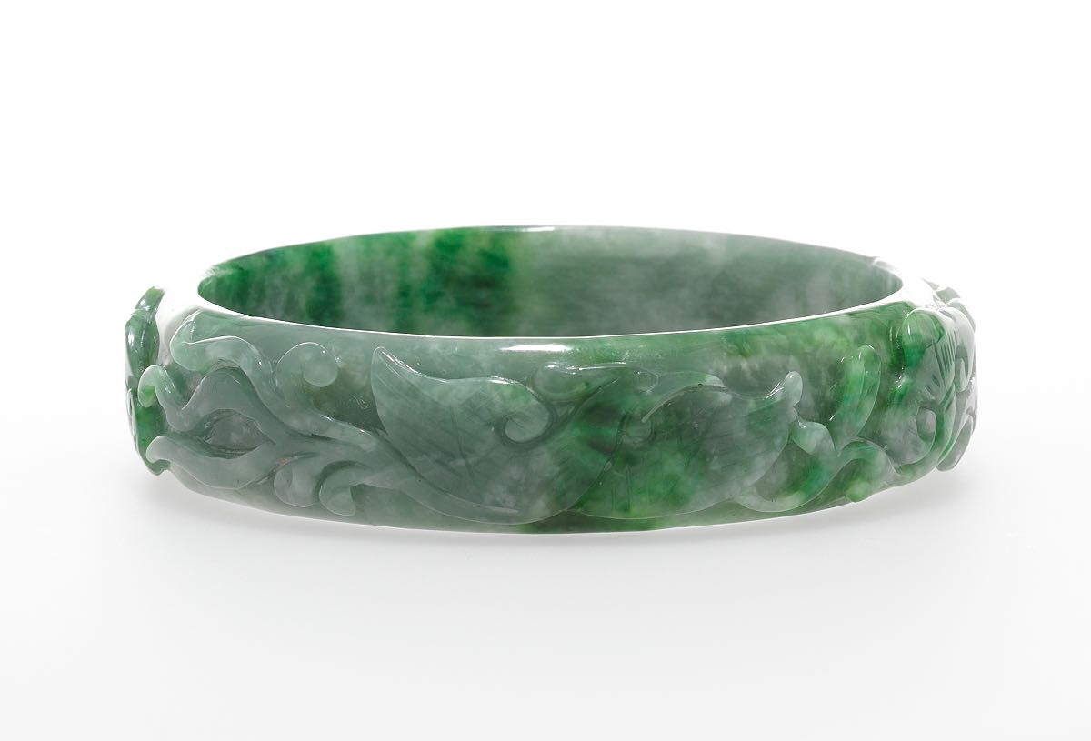 A Jade Bangle Bracelet, 12.13.14, Sold: $69