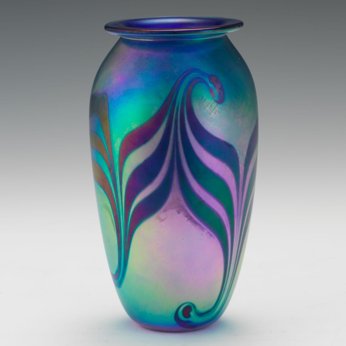 Eickholt Art Glass Vase Ca 1992 12 13 14 Sold 126 5