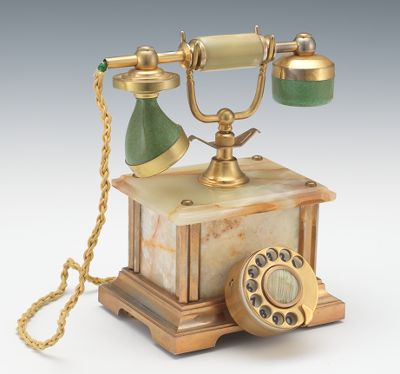 TELEFONO TELCER VINTAGE ANNI 1968/74 GOLD PLATED 18K STILE