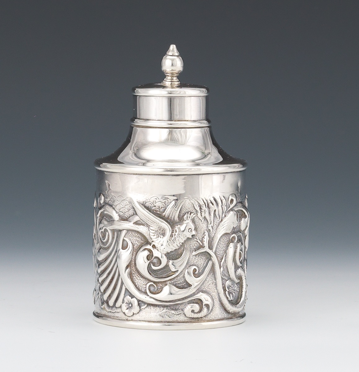 silver tea box silver tea box