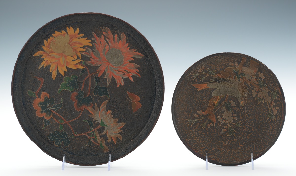 Two "Tree Bark" Plates, 03.29.14, Sold 92