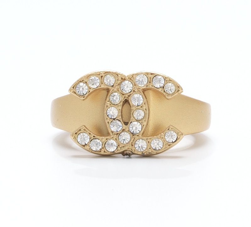 Chanel Costume Jewelry CC Ring, 03.28.14, Sold 126.5