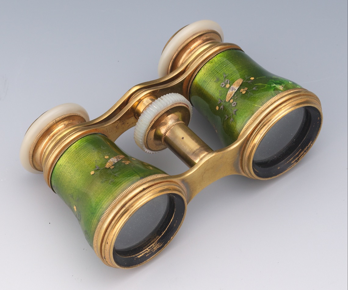 A Pair of French Enamel and Mother of Pearl Opera Glasses , 03.27.14
