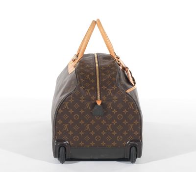 1002. Louis Vuitton Eole 60 Monogram Canvas Rolling Duffle Bag