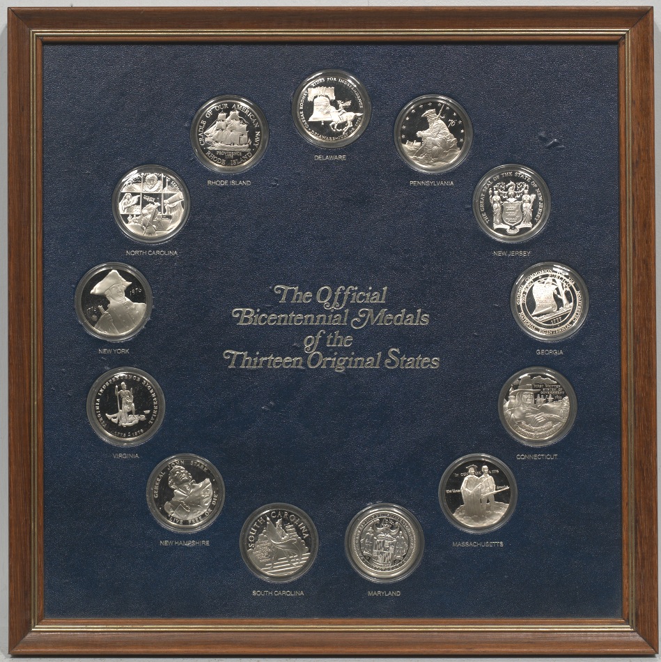 Franklin Mint Bronze PROOF Maryland Bicentennial Medal 