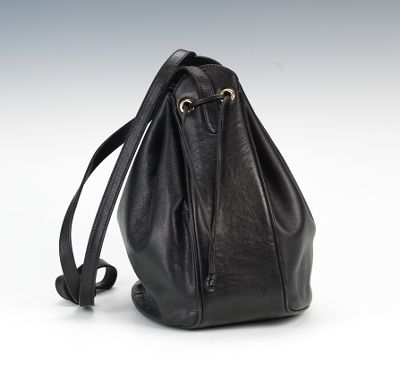 Fendi Vintage Black Leather Bucket Bag With Drawstring , 11.01.14, Sold ...