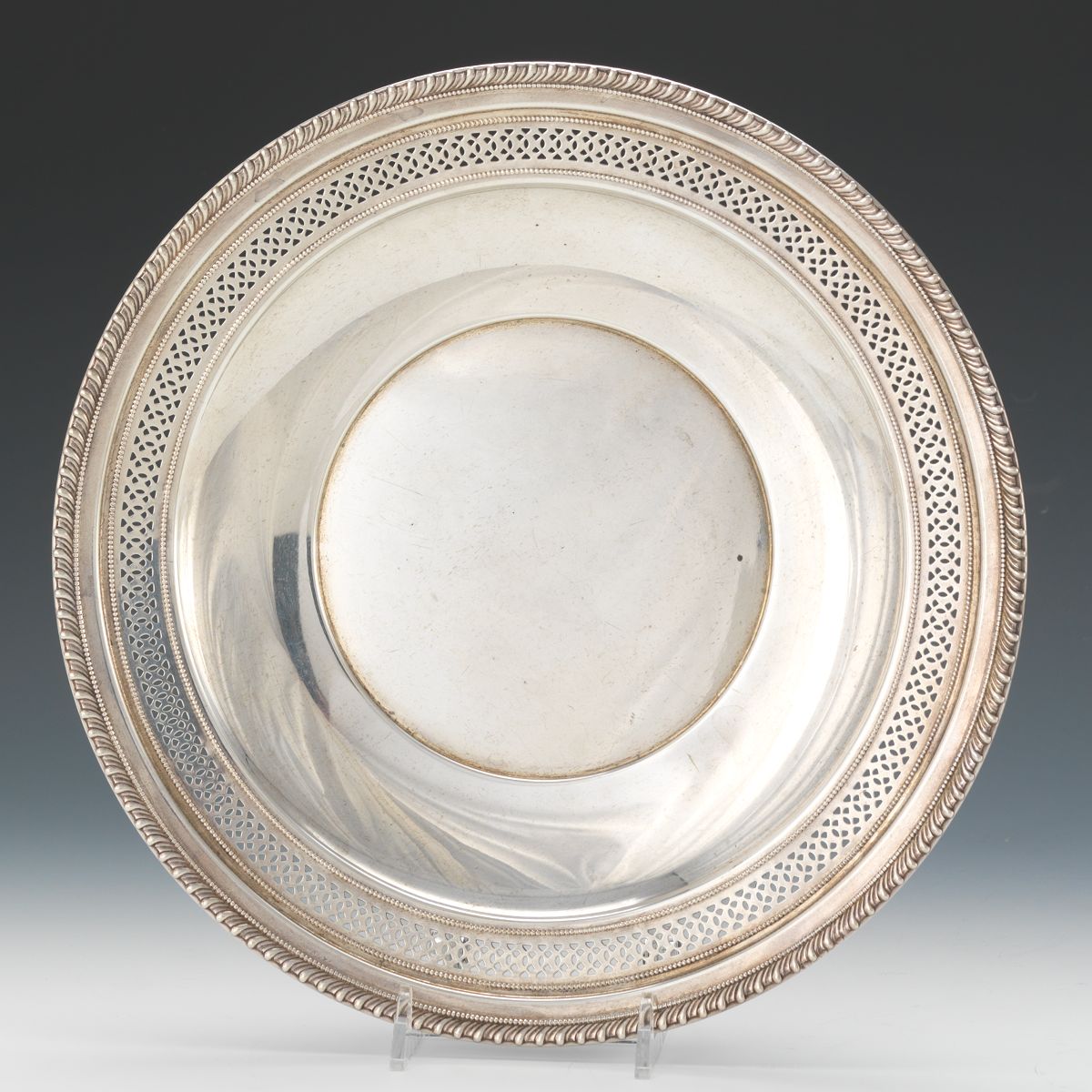 A Sterling Silver Plate, Cartier, 10.30.14, Sold 241.5