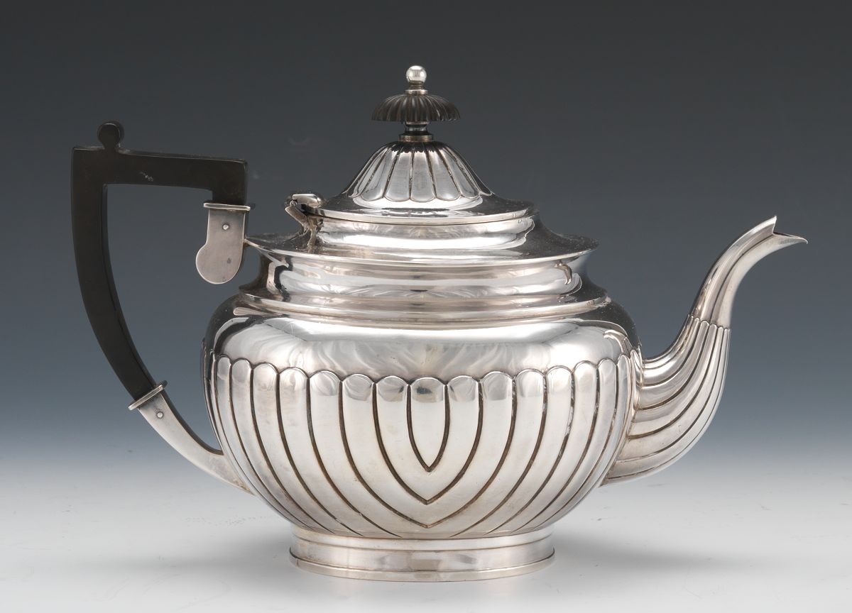 An Art Deco Style 950 Sterling Silver Teapot by Miyata, 10.30.14, Sold