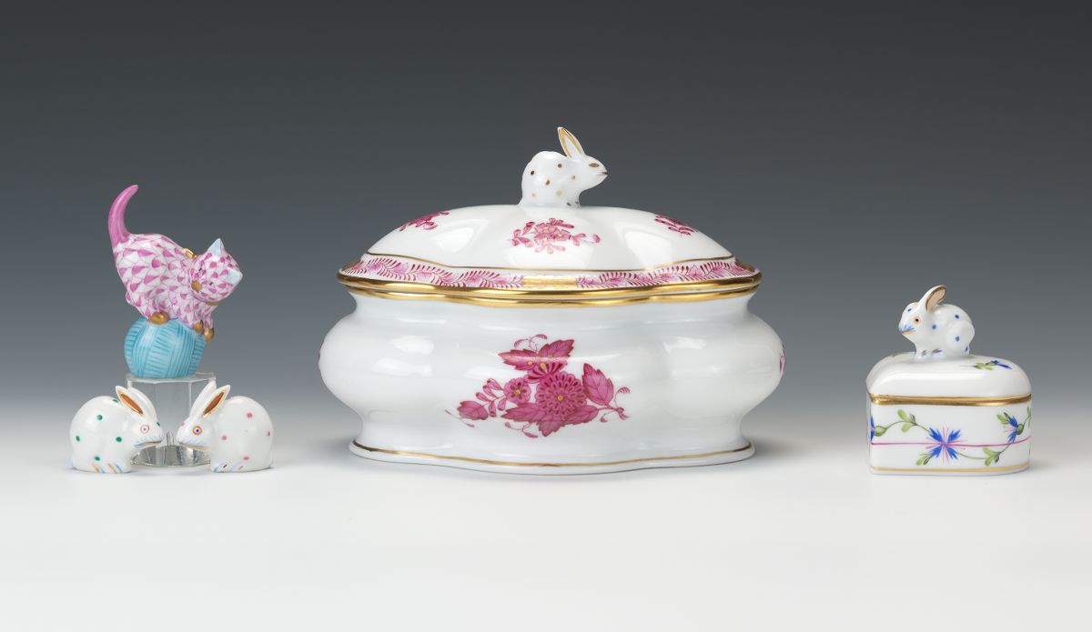 A Collection of Herend Porcelain Articles, 09.04.14, Sold 264.5