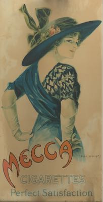 Vintage Mecca Advertising Poster ca. 1912 | Sold for $153.40