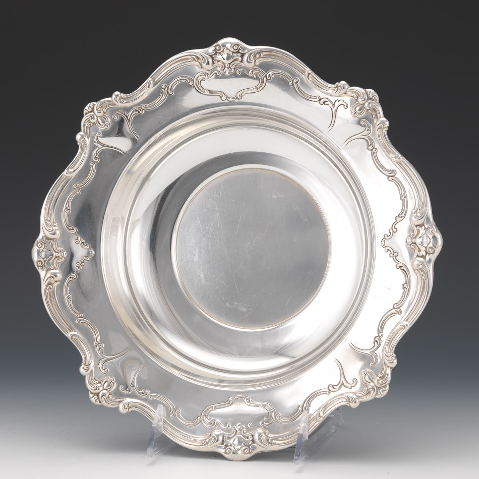 Gorham Sterling Silver Bowl, "Chantilly" Pattern, dated 1951 , 12.10.15