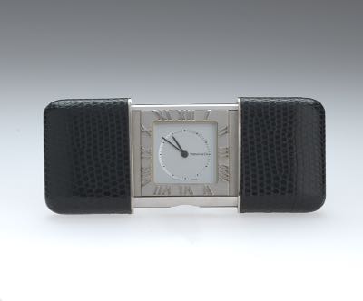 Tiffany & Co. Atlas Travel Pocket Watch Desk Clock - GemandLoan