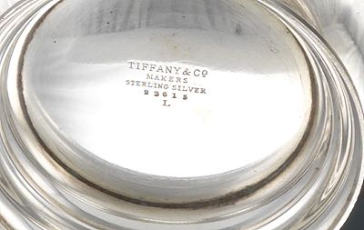 tiffany & co makers sterling silver bowl