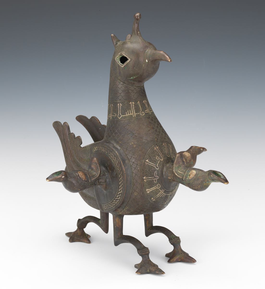 Persian Bronze Oil Lamp Early 20th Century 02 21 15 Sold 471 5 Persian Bronze Oil Lamp Early 20th Century