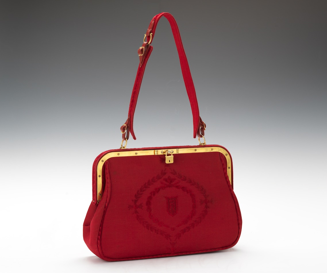 Download Roberta di Camerino Red Satin Bag, 02.21.15, Sold: $230