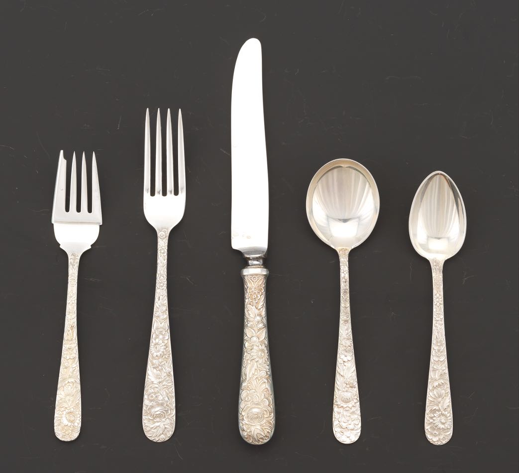 S. Kirk & Son Sterling Silver Flatware Luncheon Service for Twelve