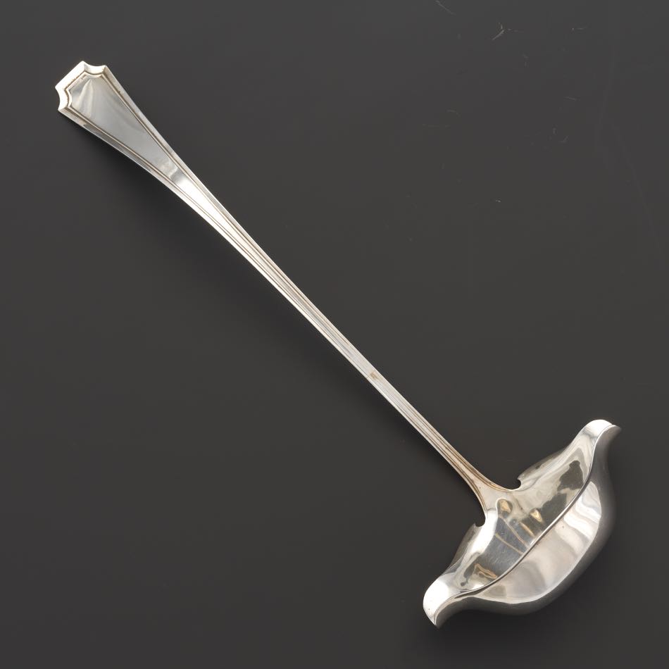 Large Gorham Durgin Sterling Silver Double Spout Punch Ladle, 09.03.15