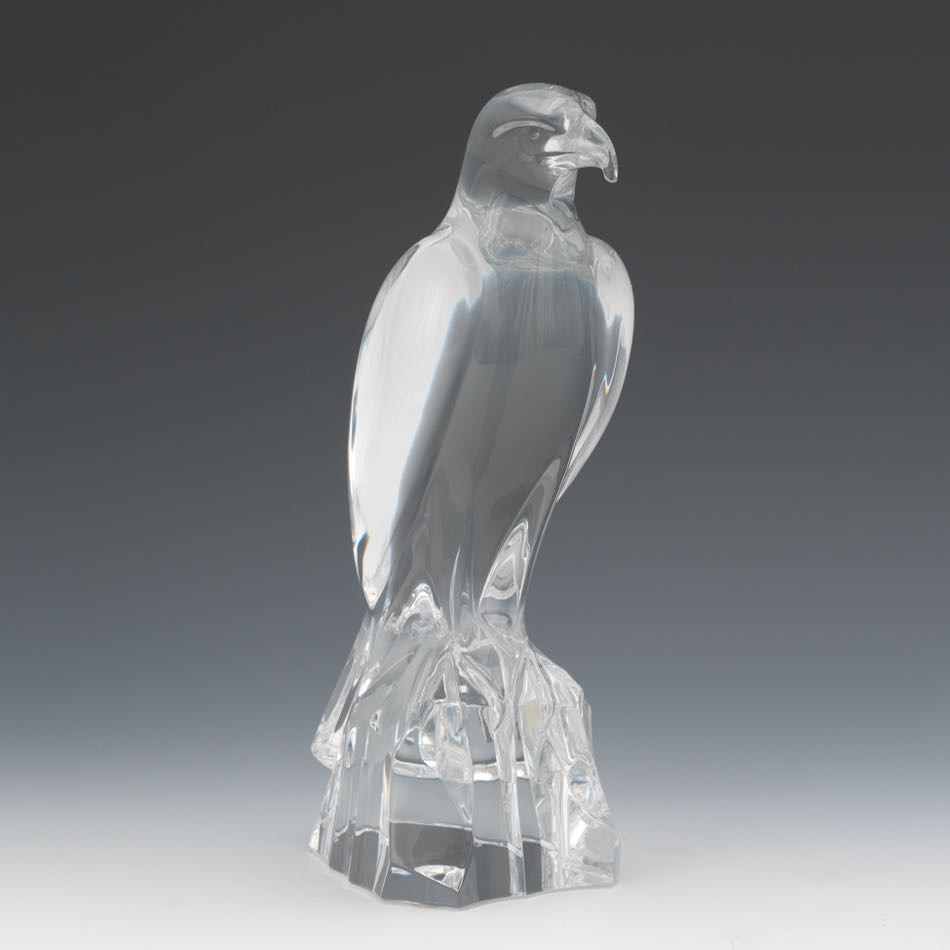 baccarat bird figurine