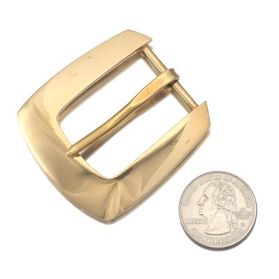 Midtown Solid Brass Belt Buckle