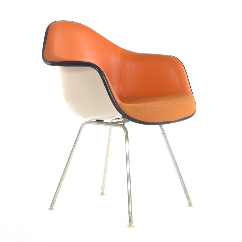 Vintage Orange Herman Miller Molded Chair, 02.18.16, Sold 236