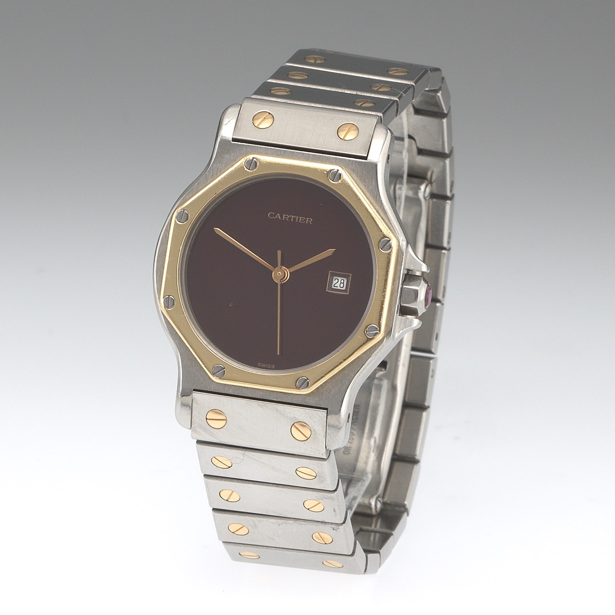 cartier octagon watch