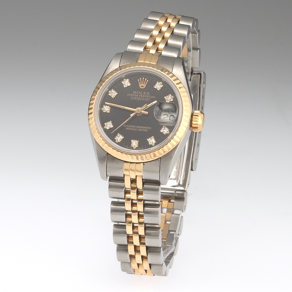 rolex oyster perpetual date diamonds