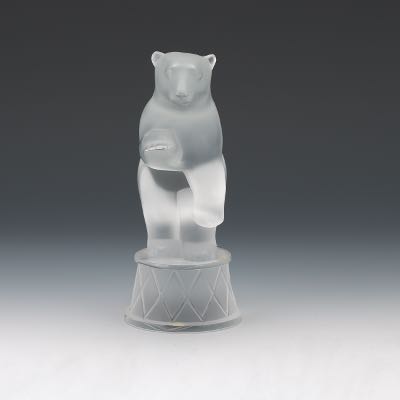 Lalique Crystal, Circus Bear, dated 2003, 10.27.16, Sold: $259.60