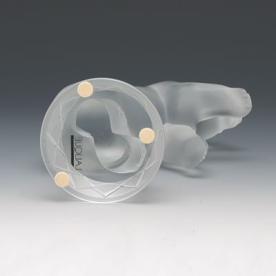 Lalique Crystal, Circus Bear, dated 2003, 10.27.16, Sold: $259.60
