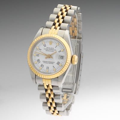 Rolex oyster perpetual two tone outlet ladies