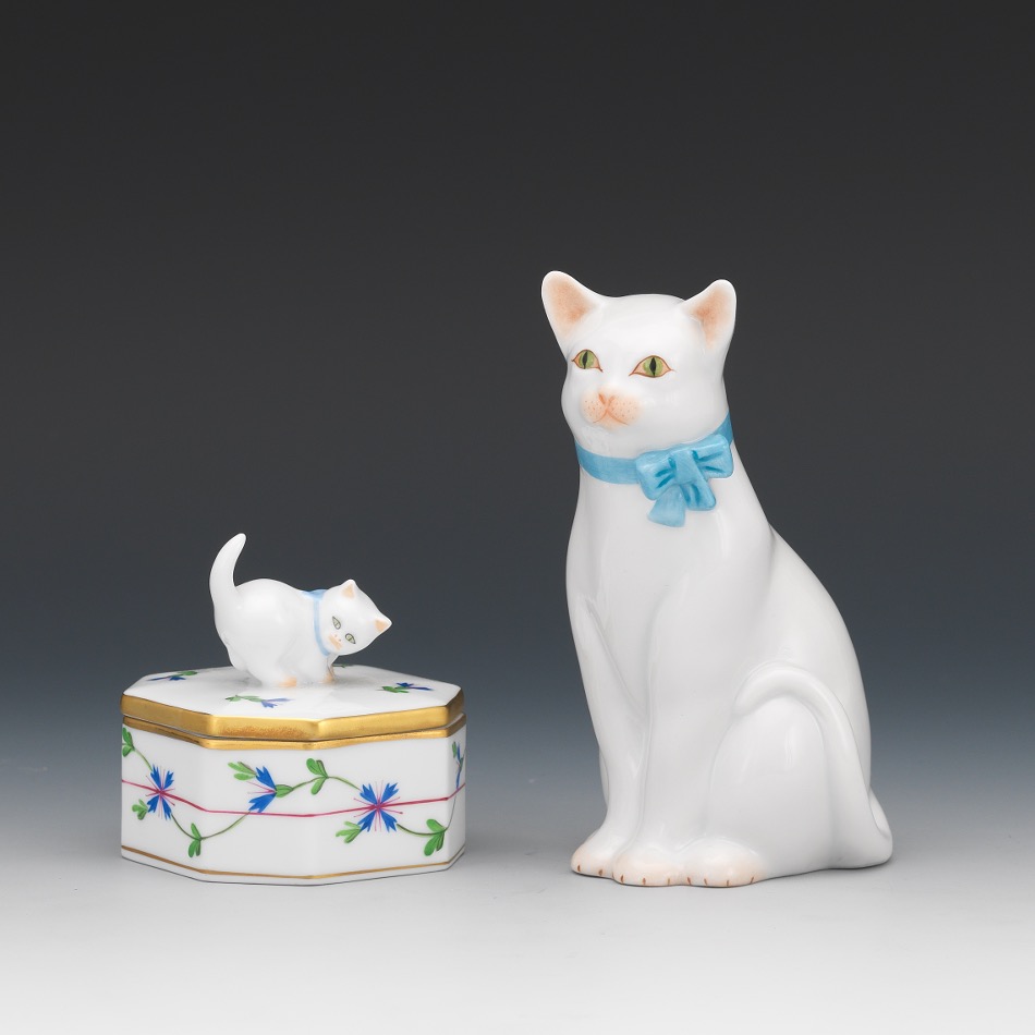 herend china cat