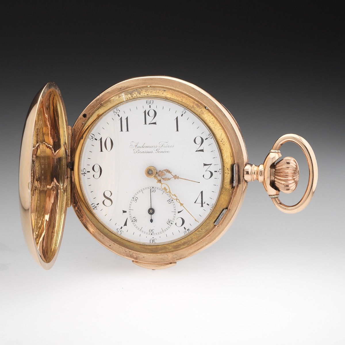 Audemars Frères Gold Pocket Watch Repeater Quarter Repeater, 10.28.16