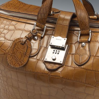 Gg running crocodile handbag Gucci Gold in Crocodile - 25787438