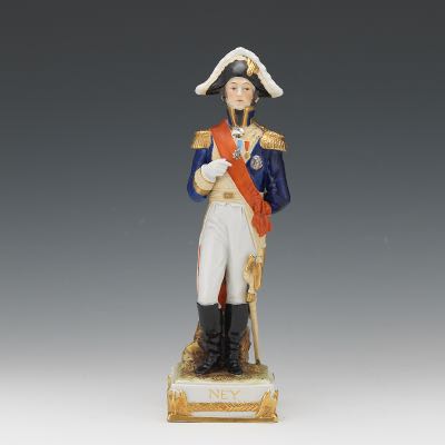 Scheibe Alsbach porcelain figurine of Napoleon marshal NEY RARE version 