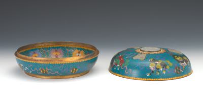 Chinese Antique old Tibet bronze inlay lapis lazuli turquoise Tea cup Bowl 
