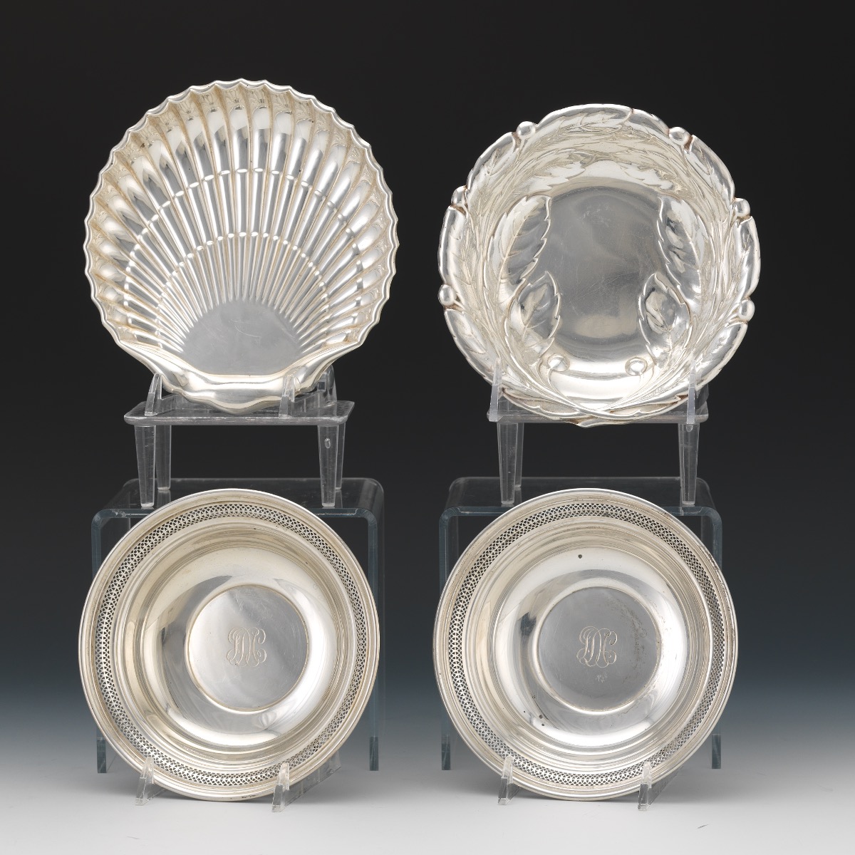 Four Sterling Silver Dishes, 09.12.16, Sold 230.1