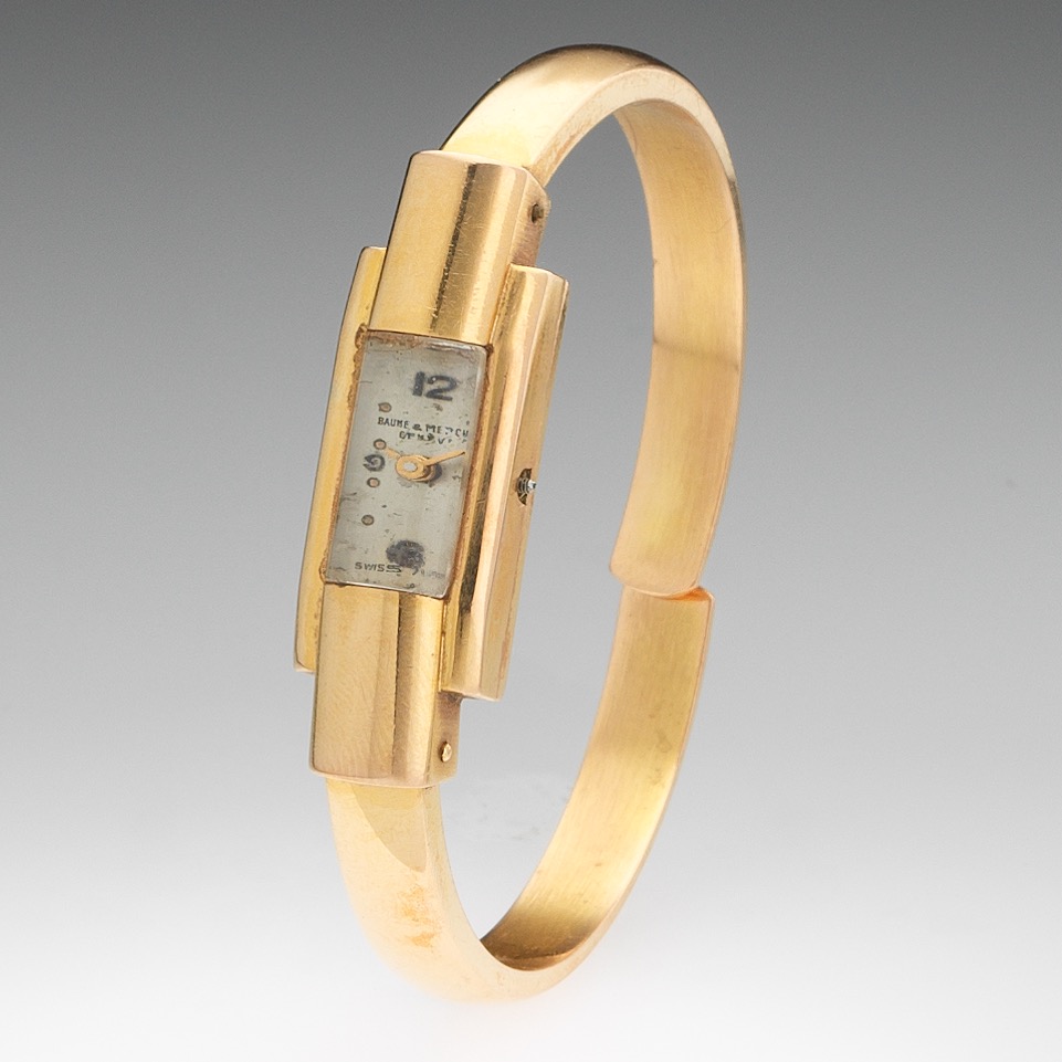 philip mercier watch 18k gold electroplated
