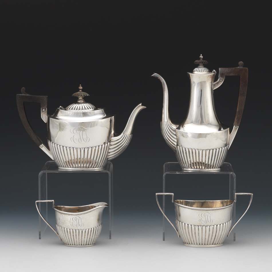 Gorham Sterling Silver Individual Coffee and Tea Service, ca. 1895 , 09