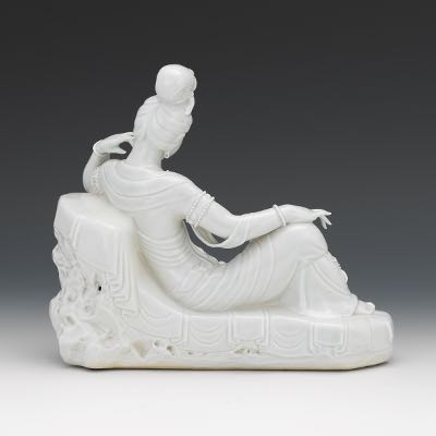 Chinese Porcelain Gingbai Glazed Sculpture of 