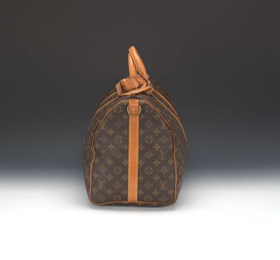 At Auction: Louis Vuitton, Louis Vuitton Monogram Canvas Keepall 50 Duffel  Bag